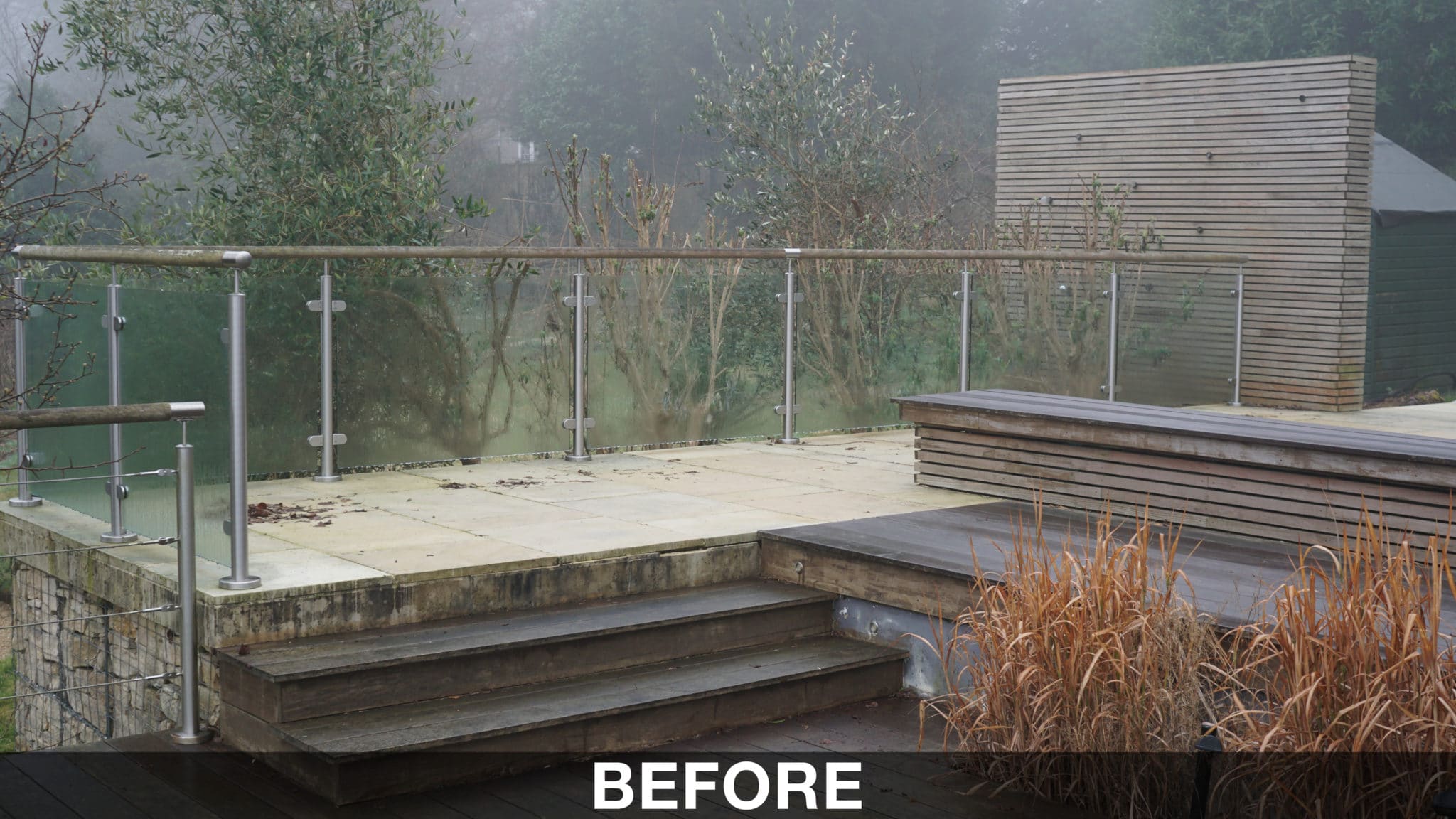 How to maintain Ipe decking before pic