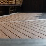 Creating a curved Trex deck