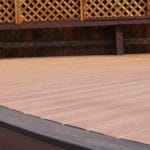 Creating a curved Trex deck