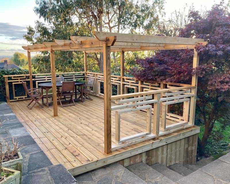 Best Arbordeck softwood timber deck The London Decking Company