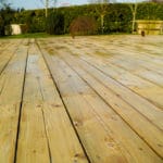 hwo to use scaffold boards for decking