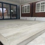 Stylish Millboard decking under cover