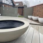 Millboard decking and planters in Colchester