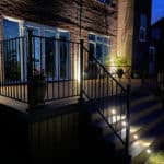 Garden lighting supplied by Country Supplies