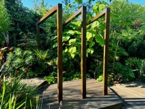 Pergola with Millboard composite decking