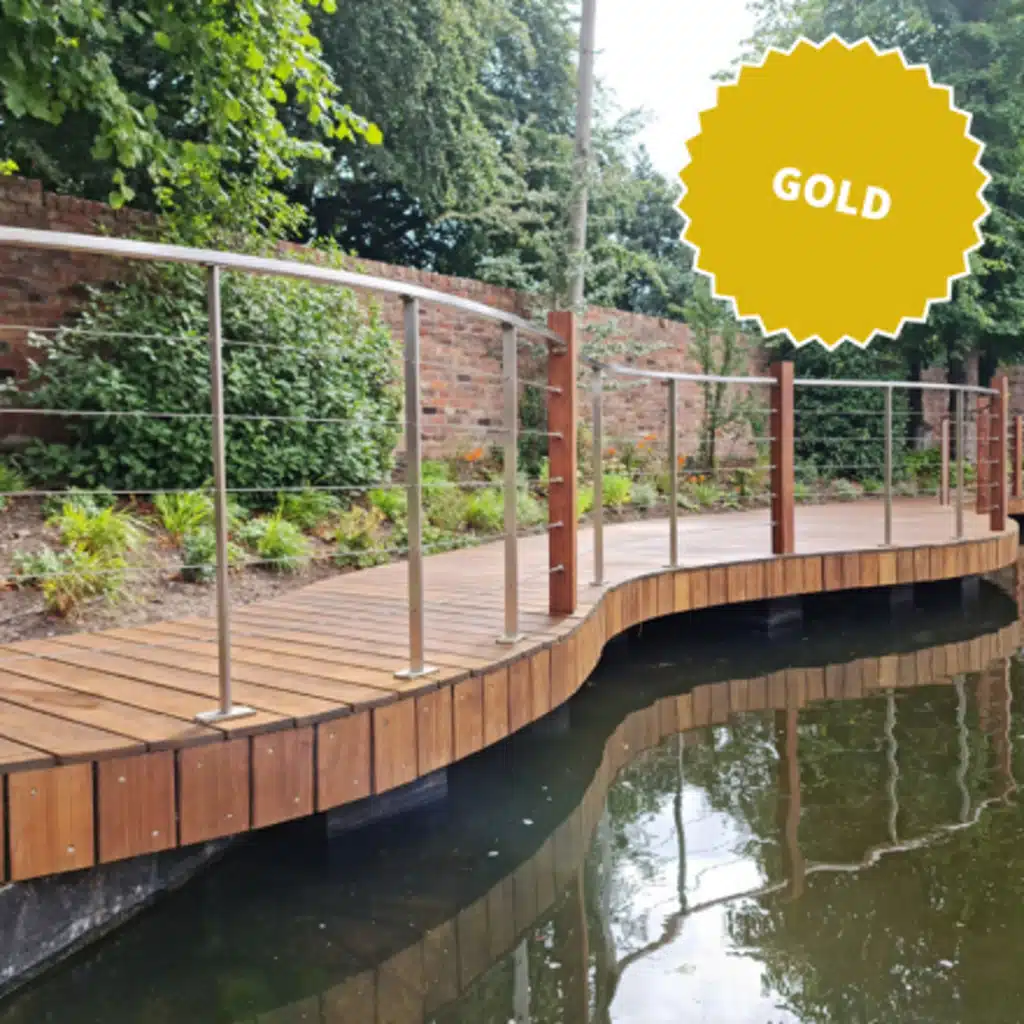 Gold for Landigo for "Waterside"