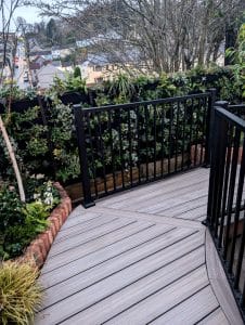 Gower Composite Decking Swansea with DIY SOS Ramp