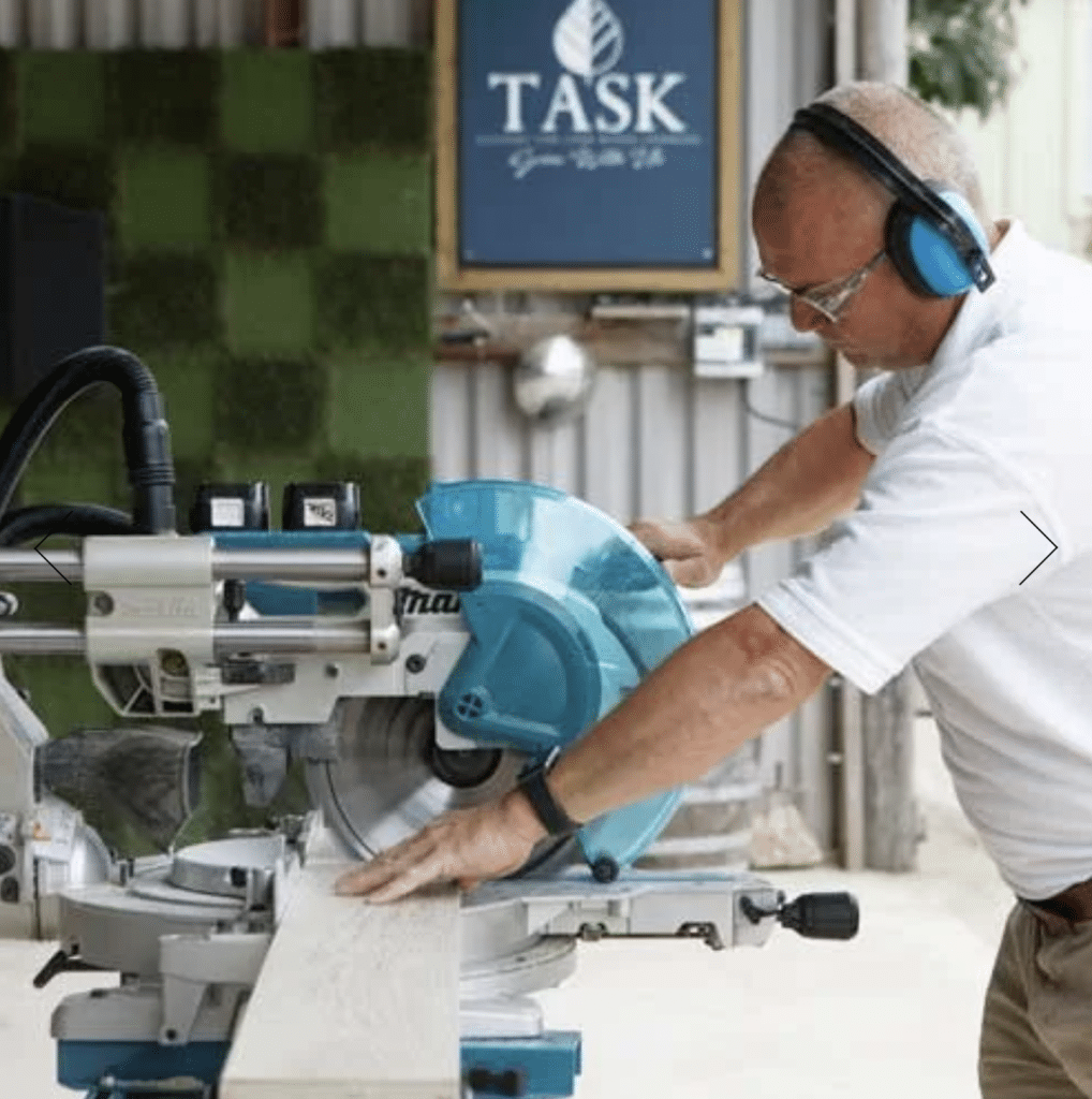 learning about decking at TASK academy