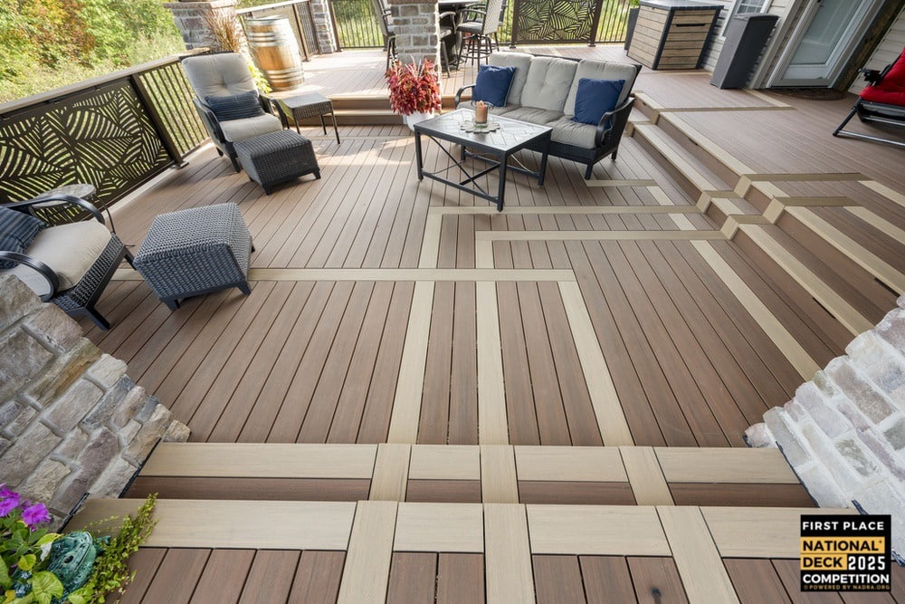 NADRA Best inlay deck design: Hen House Decks