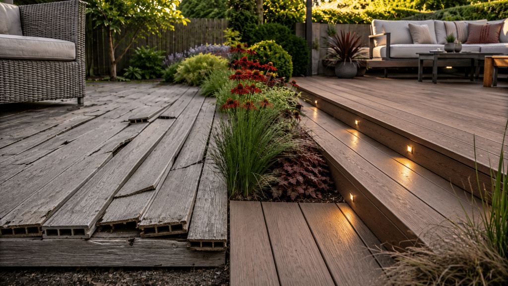 Is bad decking damaging good decking