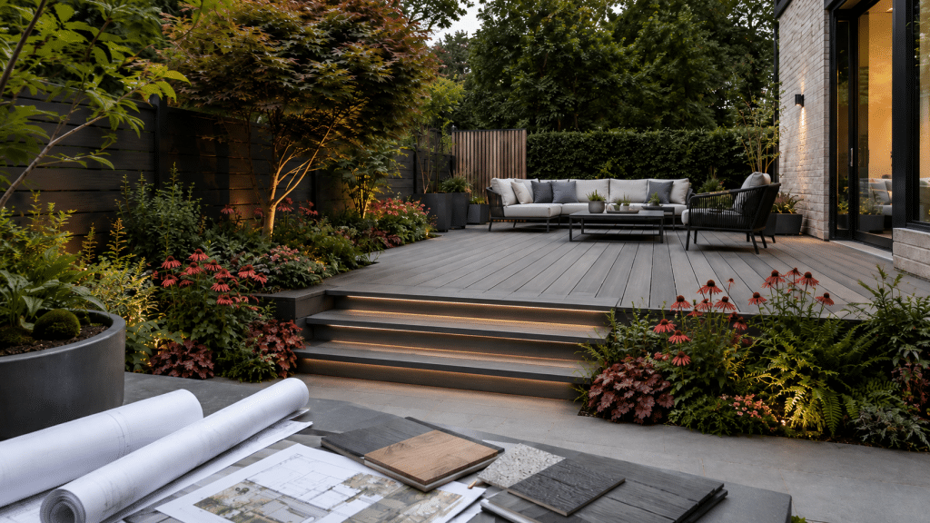 why garden designers avoid decking
