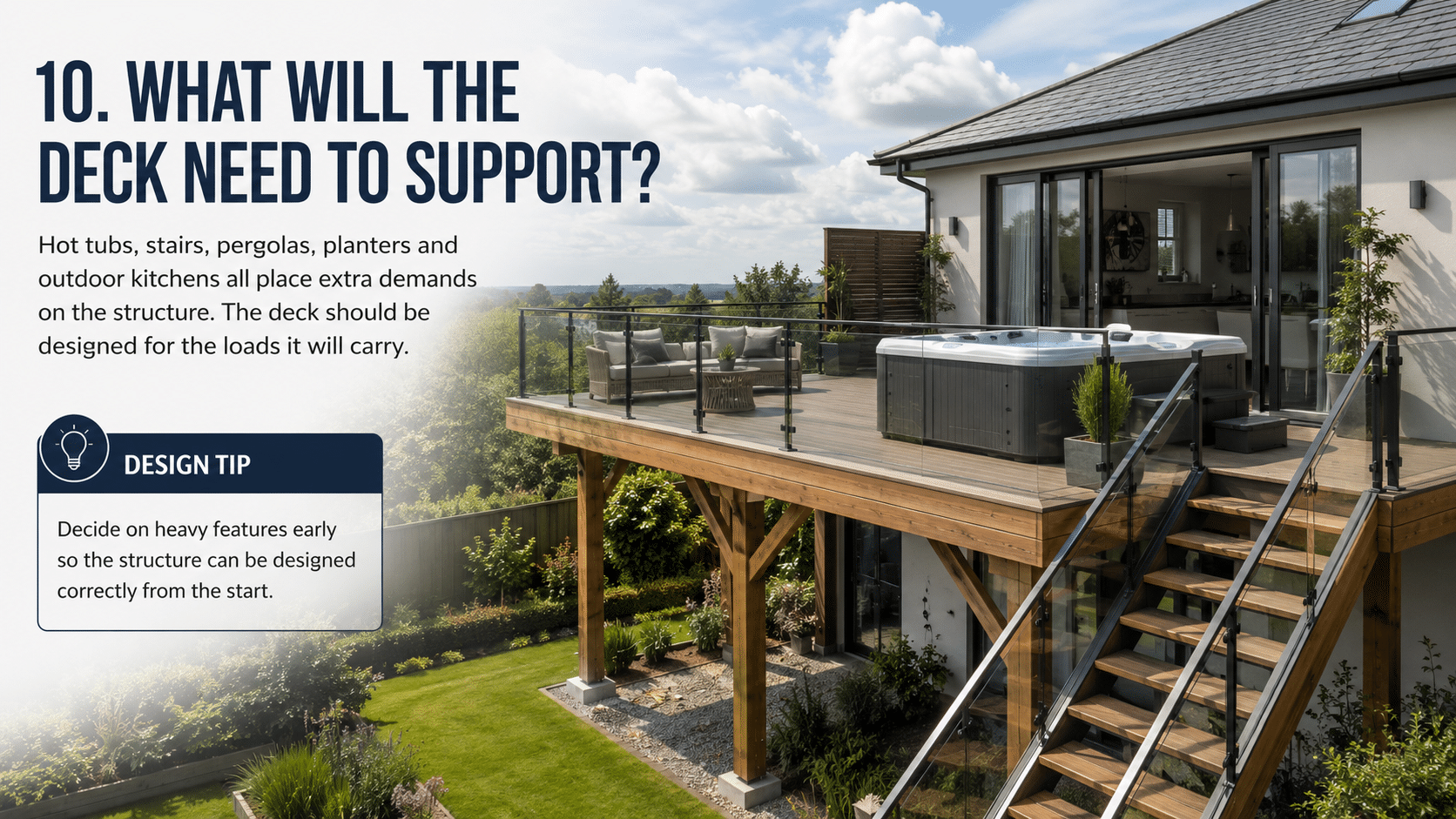 what will my decking have to support advice