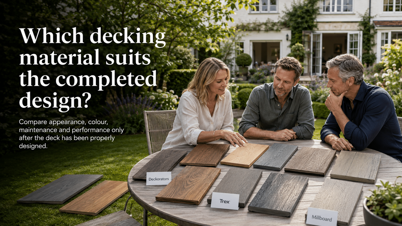 which decking compliments my design